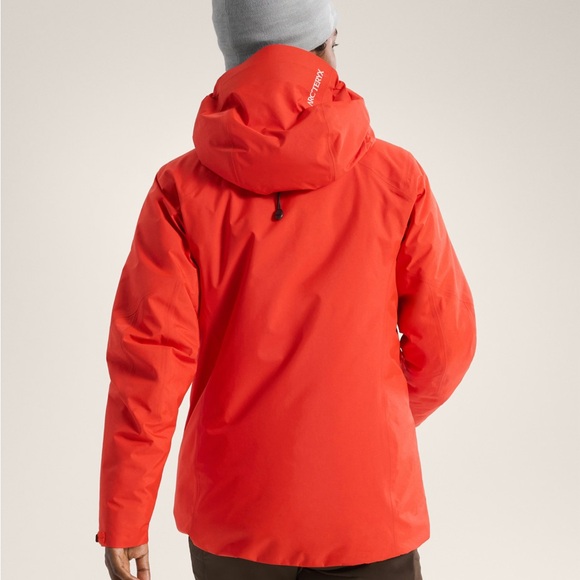Arc’teryx Women's Red Jacket Medium Insulated Beta AR Puffer Gortex Snow Coat - Picture 3 of 12